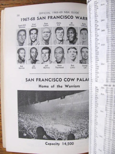 1968-69 OFFICIAL NBA GUIDE