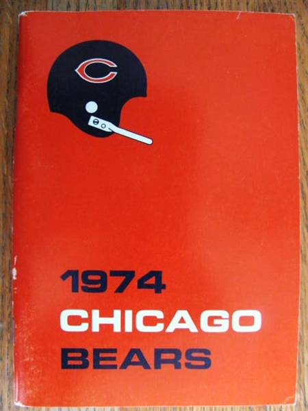 1976 CHICAGO BEARS MEDIA GUIDE