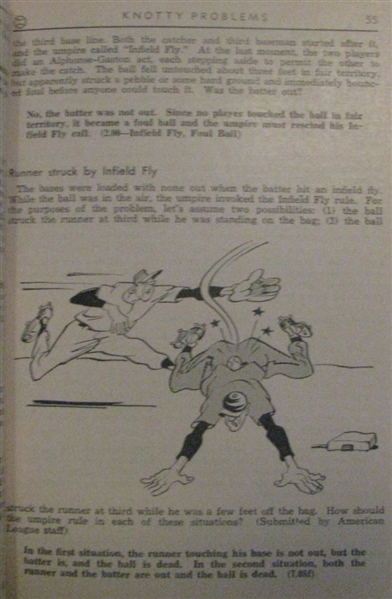 1959 KNOTTY PROBLEMS OF BASEBALL BOOKLET w/WILLARD MULLIN