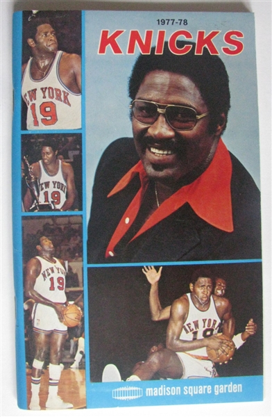 1977-78 NEW YORK KNICKS YEARBOOK