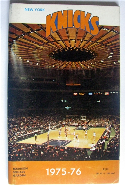 1975-76 NEW YORK KNICKS YEARBOOK