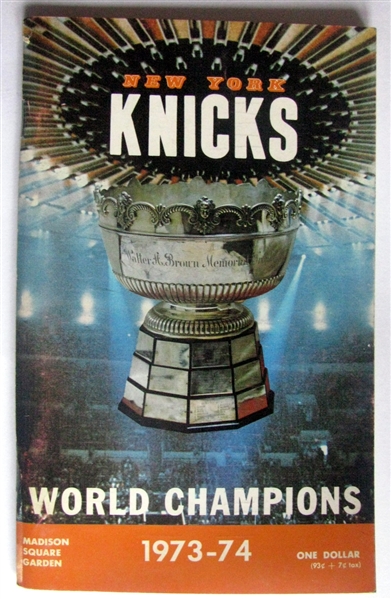 1973-74 NEW YORK KNICKS YEARBOOK
