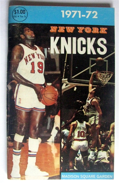 1971-72 NEW YORK KNICKS YEARBOOK