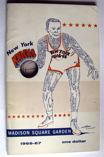 1966-67 NEW YORK KNICKS YEARBOOK