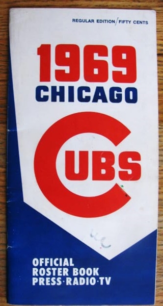 1969 CHICAGO CUBS MEDIA GUIDE