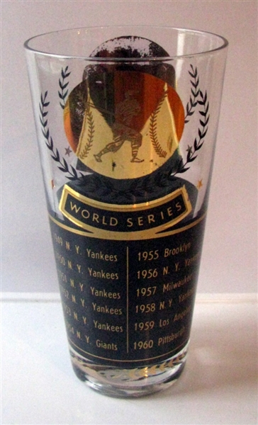 1960 WORLD SERIES / BATTING CHAMPIONS GLASS