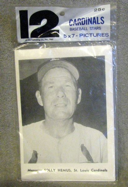 1961 ST. LOUIS CARDINALS PHOTO PACK - SEALED!