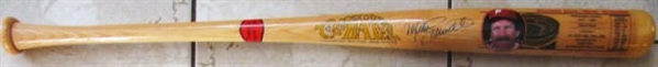 MIKE SCHMIDT SIGNED COOPERSTOWN PICTURE BASEBALL BAT w/COOPERSTOWN COA