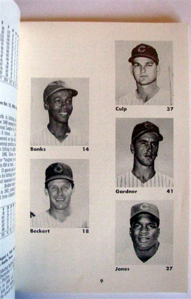 1967 CHICAGO CUBS MEDIA GUIDE