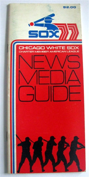 1977 CHICAGO WHITE SOX MEDIA GUIDE