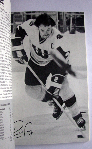 1978/79 NEW ENGLAND WHALERS WHA MEDIA GUIDE / YEARBOOK - GORDIE HOWE COVER