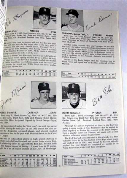 1966 BOSTON RED SOX YEARBOOK