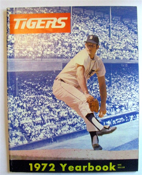1972 DETROIT TIGERS YEARBOOK