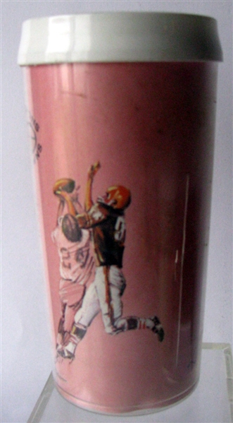 1964 CLEVELAND BROWNS WORLD CHAMPIONS VOLPE PLAYER CUP - GARY COLLINS