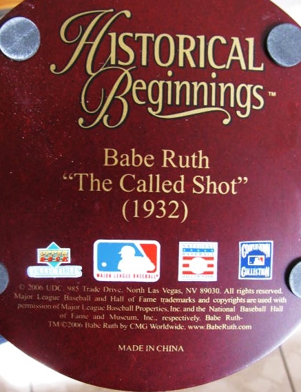 BABE RUTH UPPER DECK - HISTORICAL BEGINNINGS STATUE
