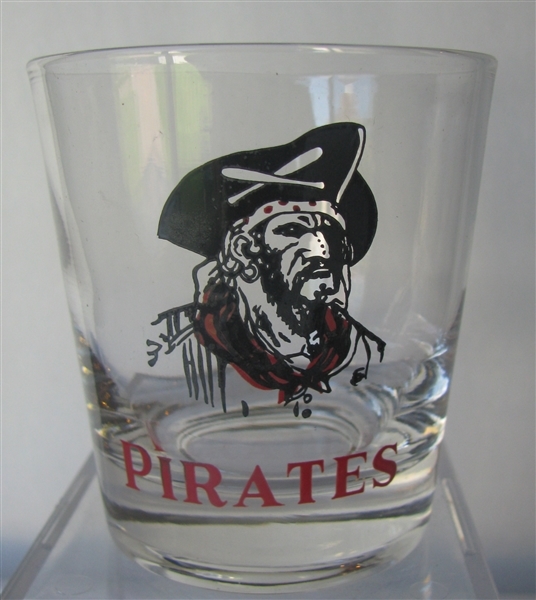 50's PITTSBURGH PIRATES BIG LEAGUER LOWBALL GLASS