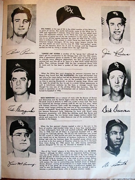 1959 WORLD SERIES PROGRAM - LOS ANGELES DODGERS vsCHICAGO WHITE SOX  
