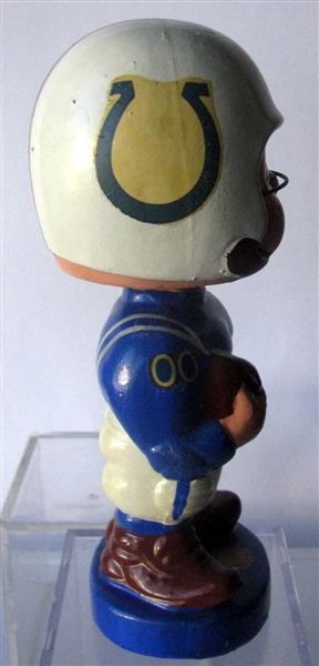 60's BALTIMORE COLTS TOES-UP TYPE 1 BOBBING HEAD w/BOX