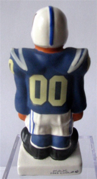 60's BALTIMORE COLTS KAIL STATUE - SMALL STANDING LINEMAN w/BOX