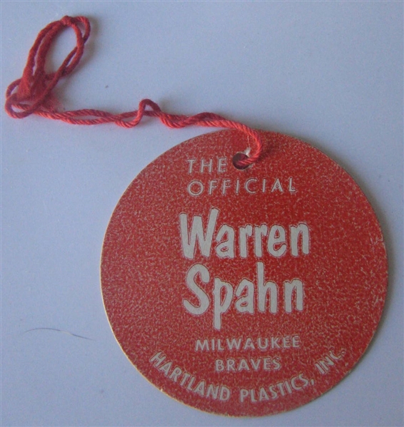 50's/60's WARREN SPAHN HARTLAND PLASTICS STATUE w/BOX & TAG