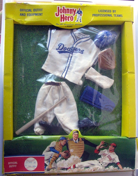 1965 LOS ANGELES DODGERS JOHNNY HERO OUTFIT - SEALED IN BOX