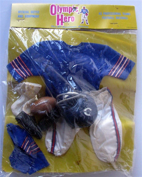 60's CHICAGO BEARS JOHNNY HERO OUTFIT- SELAED IN PACKAGE