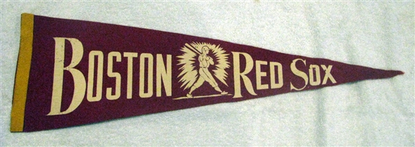 40's BOSTON RED SOX 3/4 SIZED PENNANT
