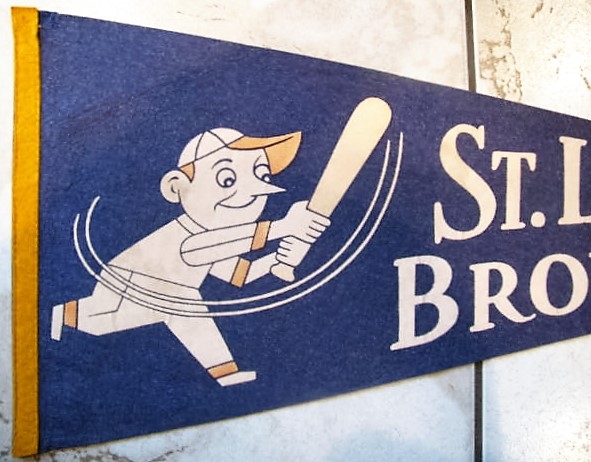 1940's ST. LOUIS BROWNS FULL SIZE PENNANT