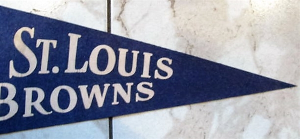 1940's ST. LOUIS BROWNS FULL SIZE PENNANT