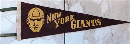 30s NEW YORK GIANTS 3/4 SIZE BASEBALL PENNANT