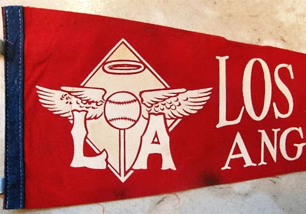 60's LOS ANGELES ANGELES FULL SIZE PENNANT