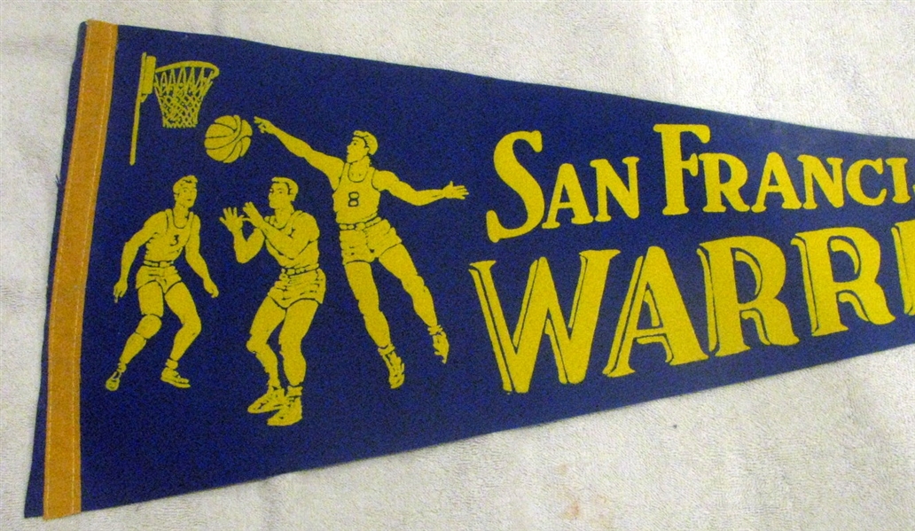 60's SAN FRANCISCO WARRIORS PENNANT
