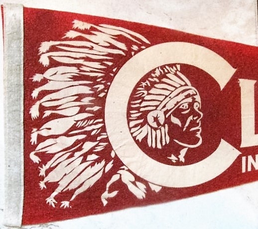 40's CLEVELAND INDIANS FULL SIZE PENNANT