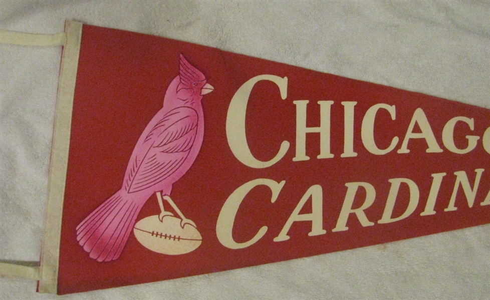 40's CHICAGO CARDINALS PENNANT
