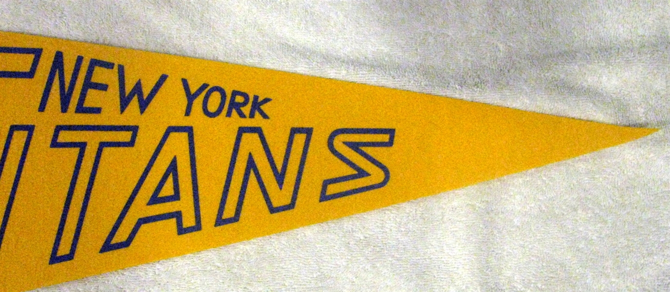 60's NEW YORK TITANS AFL PENNANT