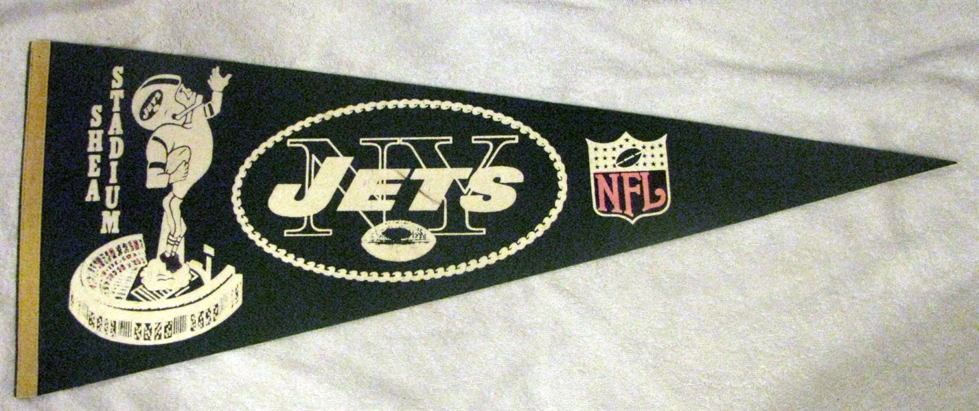 60's NEW YORK JETS PENNANT