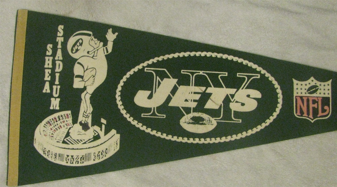 60's NEW YORK JETS PENNANT