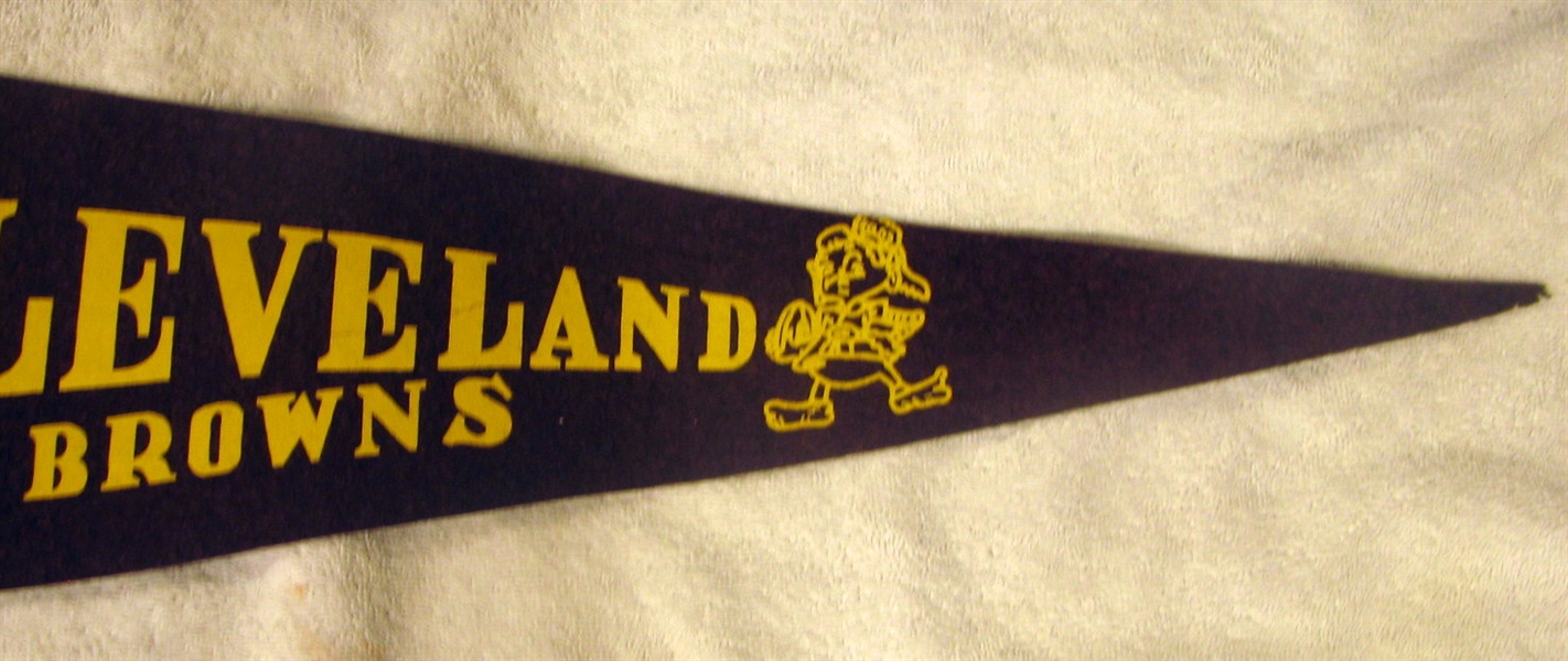 30's CLEVELAND BROWNS PENNANT- RARE!