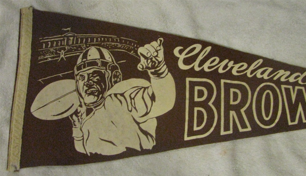 40's CLEVELAND BROWNS PENNANT