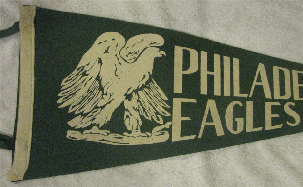 40's PHILADELPHIA EAGLES PENNANT - VERY RARE!