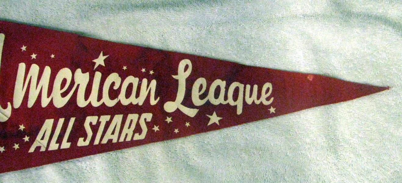 1965 AL- STAR GAME PENNANT w/MANTLE
