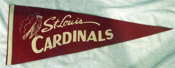 50's ST. LOUIS CARDINALS PENNANT