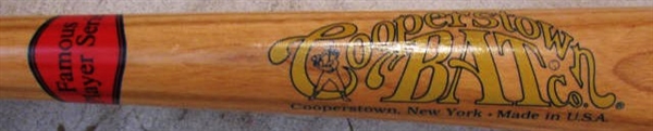 PEE WEE REESE SIGNED COOPERSTOWN PICTURE BASEBALL BAT w/COOPERSTOWN COA