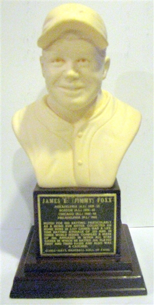 1963 JIMMY FOXX HALL OF FAME BUST / STATUE - 2nd SERIES