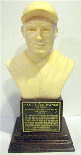 1963 PAUL WANER HALL OF FAME BUST / STATUE - 2nd SERIES