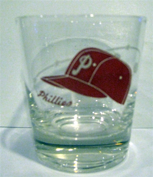 50's PHILADELPHIA PHILLIES LOW-BALL BIG LEAGUER GLASS