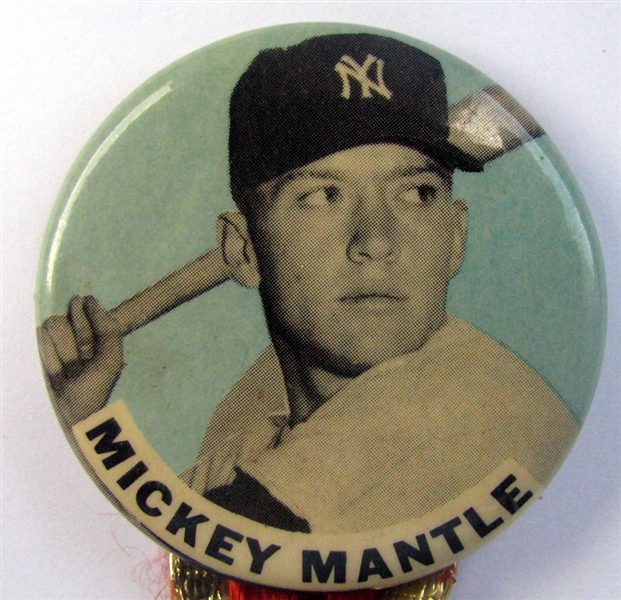 50's/60's MICKEY MANTLE PM-10 PIN