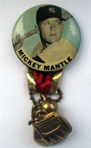 50's/60's MICKEY MANTLE PM-10 PIN