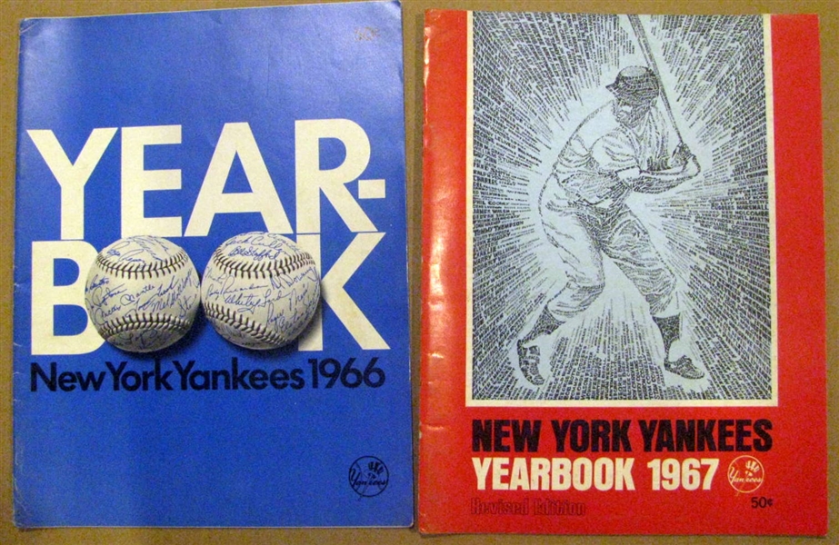 1966 - 1969 NEW YORK YANKEES YEARBOOKS - 4
