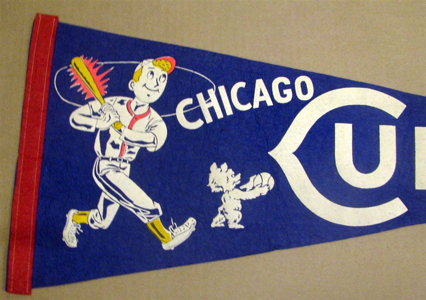 60's CHICAGO CUBS PENNANT